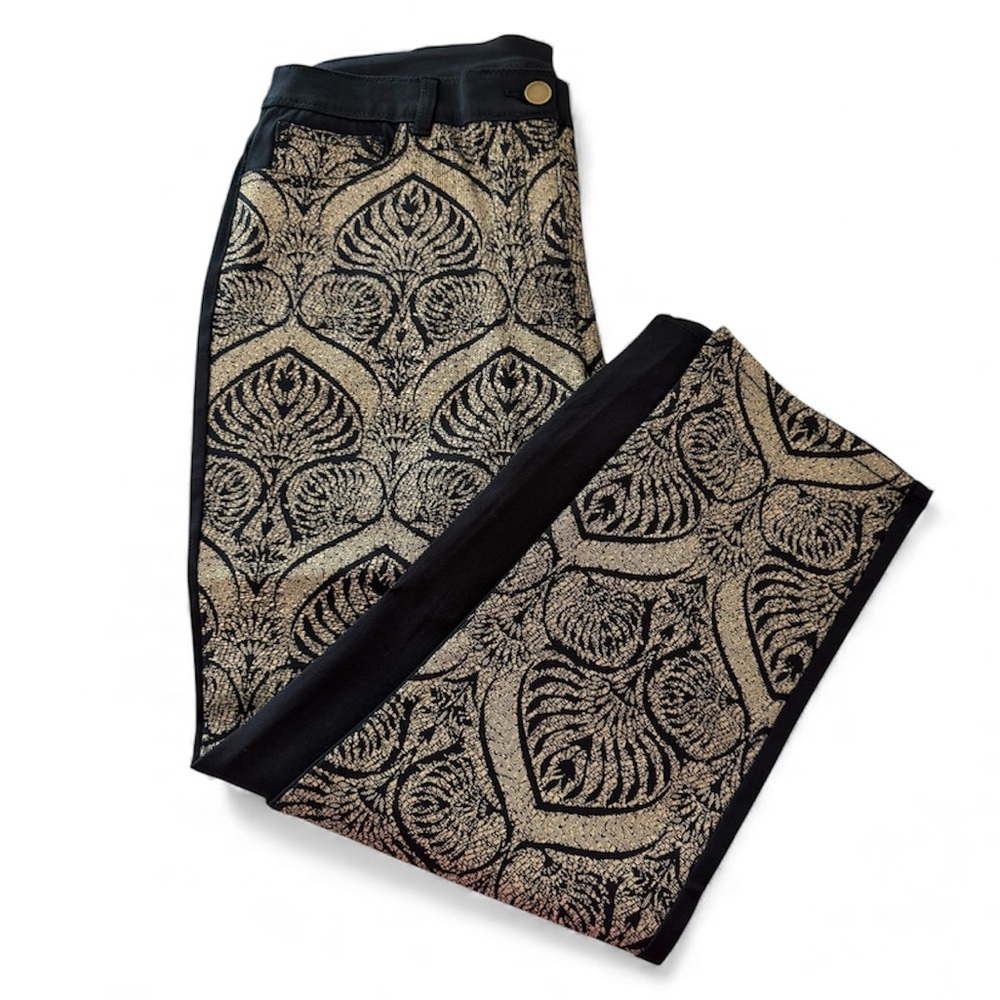 🆕 Chico’s jacquard, ultimate fit ankle pants *NWT* $99 Chico’s size: 2 = 12